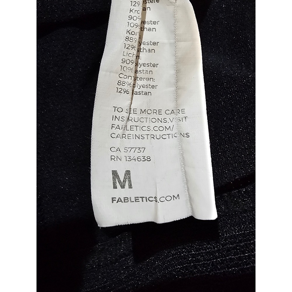 Fabletics Mens‎ Black White Gray The Fundamental Lined Shorts Medium - Picture 5 of 5